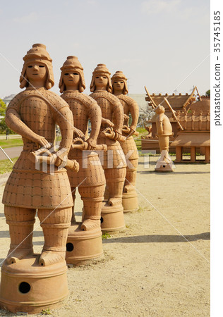 Minowa，Taketo，Taketo，Teruma，古墓，Haniwa 35745185