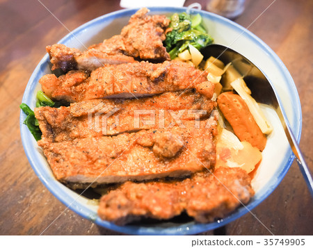 ribs with rice ribs with rice 35749905