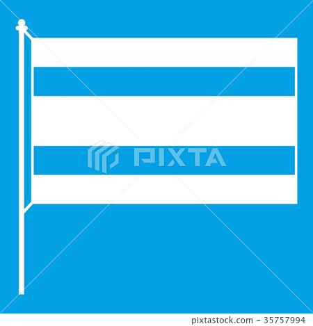 Flag icon white Flag icon white 35757994