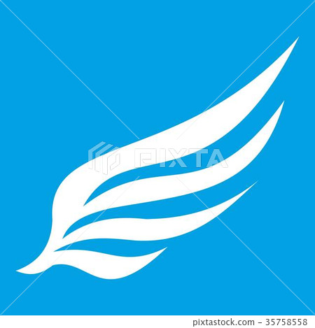 Wing icon white Wing icon white 35758558