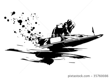 Motor boat race 35760086