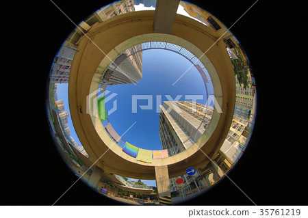 hong Kong public housing apartment block 35761219