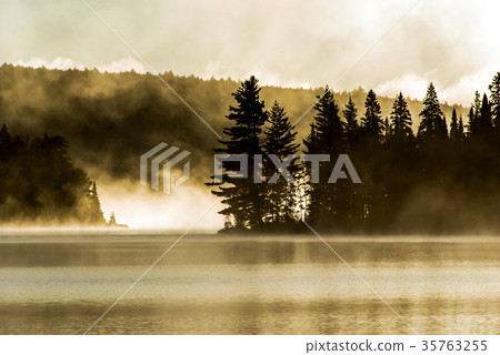Lake of two rivers algonquin national park ontario 35763255