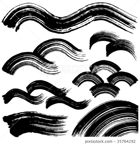 書面手寫的brushlet例證 35764292