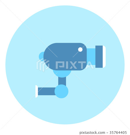 Cctv Video Camera Icon Security Concept Cctv Video Camera Icon Security Concept 35764405