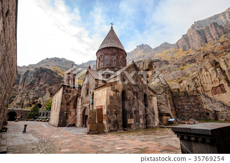 Geghardavank in Armenia Geghardavank in Armenia 35769254