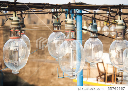 漁船上的補魚燈 漁船上的補魚燈 35769667