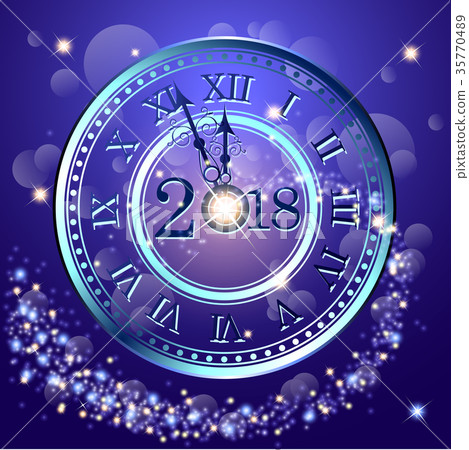 Abstract of Happy New Year 2018 35770489