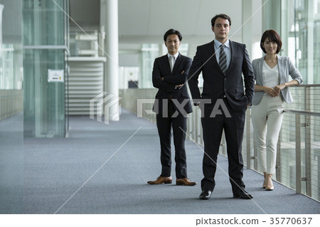 Global Business Scene _ Looking at Camera 35770637