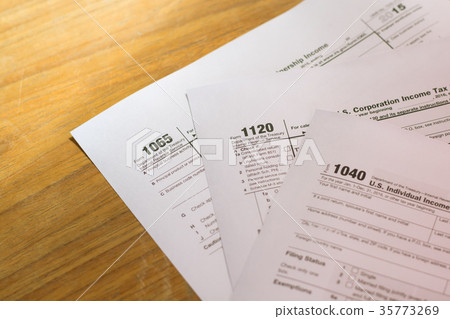 US tax form / taxation concept 35773269