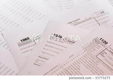 US tax form / taxation concept US tax form / taxation concept 35773275