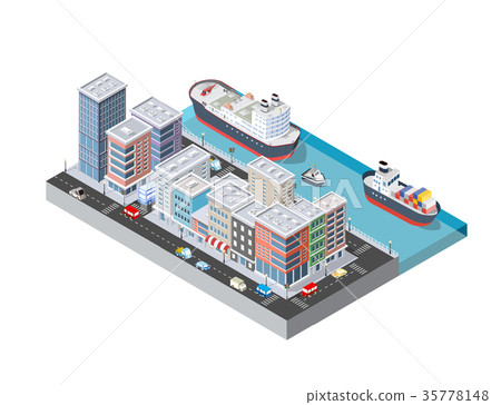 Cruise boat and naval ships Cruise boat and naval ships 35778148