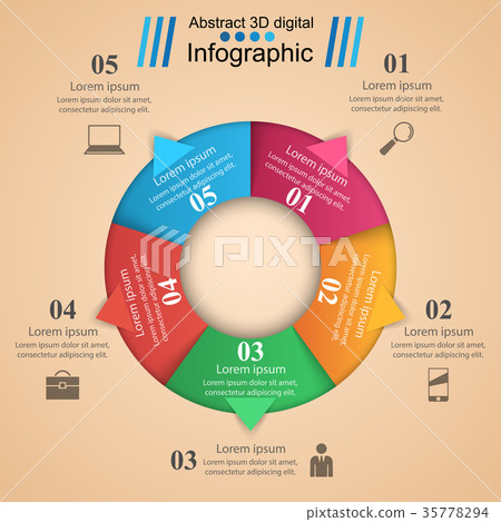 3D infographic 35778294