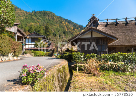 Japanese autumn scenery Miyama Kabuki no Sato 35778530