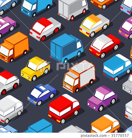 Seamless pattern of cars Seamless pattern of cars 35778557