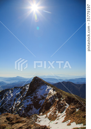 View from the top of Tanigawa mountain 35779197