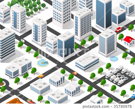 Urban area of the city 35780976