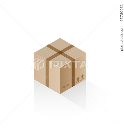 Isometric gift box Isometric gift box 35780981
