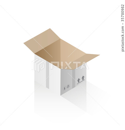 Isometric gift box Isometric gift box 35780982