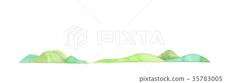 Mountain distant view, material 35783005