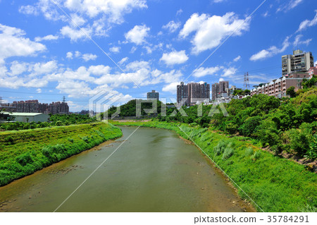 台灣,中華台北,台灣景點,新北市,汐止區,基隆河,溪流,河川,河道,河流,水利工程,河川整治,環保綠 台灣,中華台北,台灣景點,新北市,汐止區,基隆河,溪流,河川,河道,河流,水利工程,河川整治,環保綠 35784291