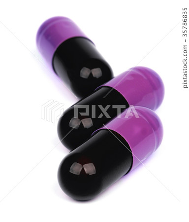Vitamin Pill Capsules 35786835