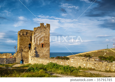 Ancient Genoese fortress in Feodosia, Crimea 35791785