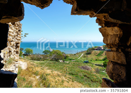 View from the ancient Genoese fortress 35791804