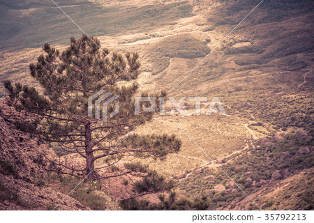 View of the valley from Demerdji mountain, Crimea View of the valley from Demerdji mountain, Crimea 35792213