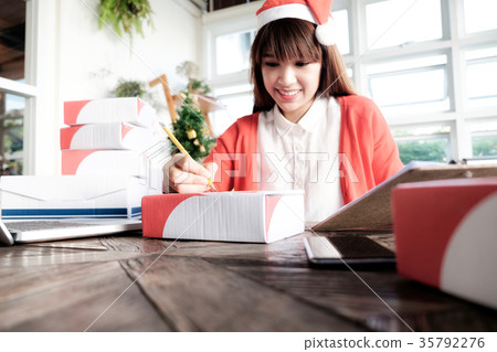 Young startup entrepreneur small business owner 35792276