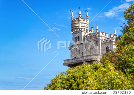 Swallow's Nest castle on the rock in Crimea 35792380