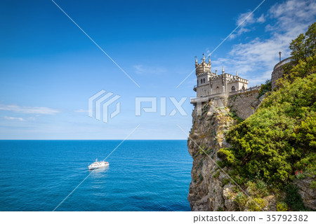 The famous castle Swallow's Nest in Crimea 35792382
