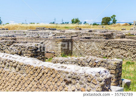 View of the archaeological site of Lucus Feroniae View of the archaeological site of Lucus Feroniae 35792789