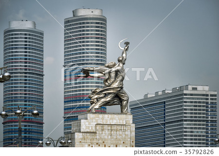 Soviet monument Worker and Collective Farmer 35792826