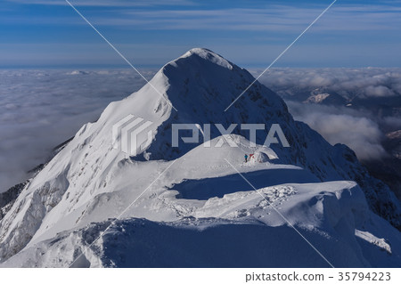 mountain landscape in winter 35794223