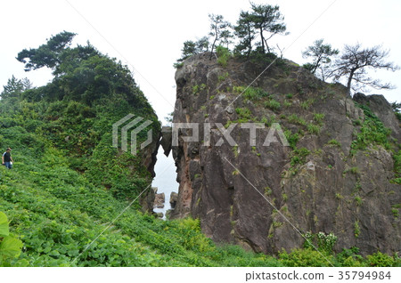 Benkei's Scissors Rock (Sado Island / Sado City, Niigata Prefecture) 35794984