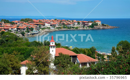 The old part of Sozopol in Bulgaria. 35796965