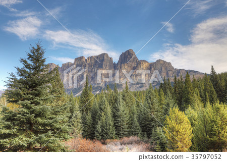 Castle Mountain in Banff National Park, Alberta 35797052