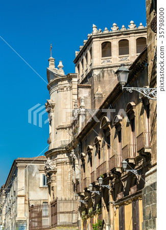 Architectural details of Catania, a city in Sicily Architectural details of Catania, a city in Sicily 35798000