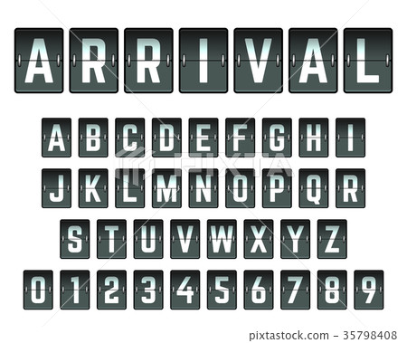 Alphabet font template Alphabet font template 35798408