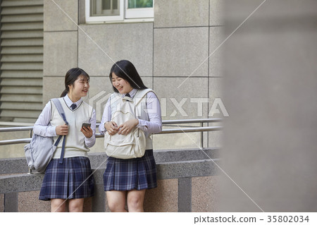 朋友,高中生 朋友,高中生 35802034