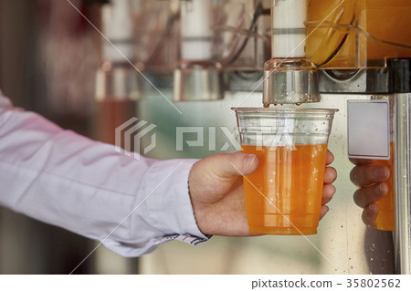 Hand, close-up, drink 35802562