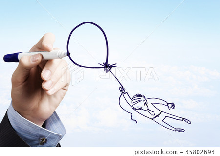 Caricature of businessman Caricature of businessman 35802693