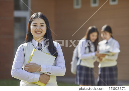 High school student, learning, book High school student, learning, book 35802871
