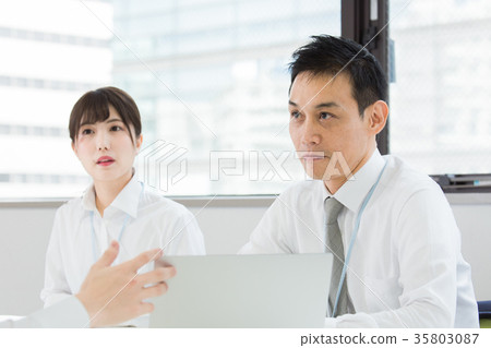 Meeting business scene 35803087