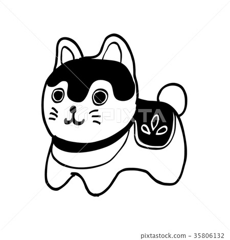 Kaneko Inu line drawing 35806132