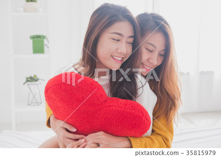 Lovely lesbian couple together concept Lovely lesbian couple together concept 35815979