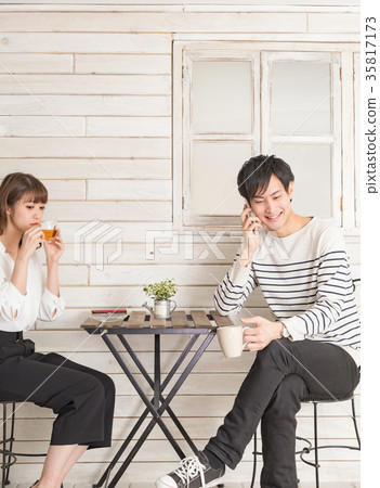 Tea at the cafe 35817173