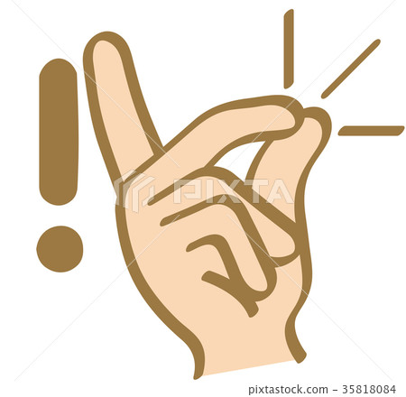 手勢_手指字母_! 手勢_手指字母_! 35818084
