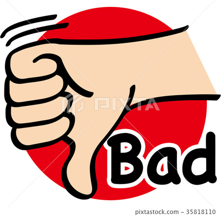 手勢_手指字母_壞 35818110